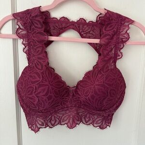 Victoria’s Secret PINK Lace Racerback Bralette Size M